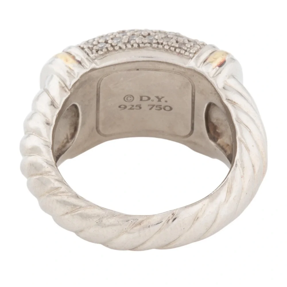 David Yurman Metro Diamond Ring 6.25 - Picture 3 of 6